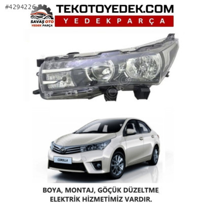 COROLLA ÖN FAR SAĞ SOL 2014 VE ÜZERİ / KAMPANYA