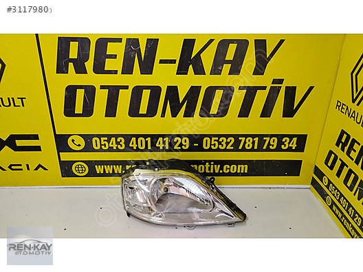 DACİA LOGAN SAĞ FAR 2008 - 2014 ARASI SIFIR RENKAY OTO KOCAELİ