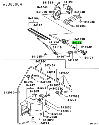 MB302237 CANTER 304 SİLECEK MEKANİZMASI