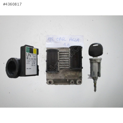 0261207723 24420559 QC Opel Agila 1.0 Motor Beyni Komple Seti
