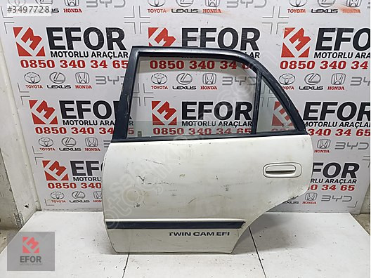 TOYOTA COROLLA DOLU SOL ARKA KAPI ÇIKMA ORİJİNAL 2000