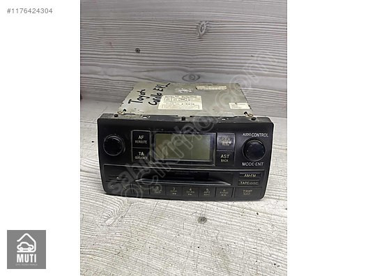 Toyota corolla E12 kaset çalar sökme orijinal 86120-02250