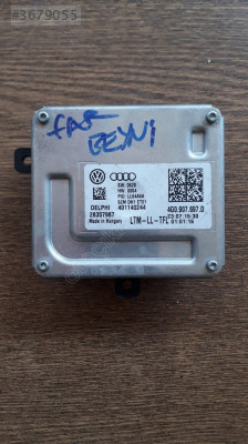 Audi A4 Modeli için Led Far Beyni 4G0907697D - Oto Çıkma Parç