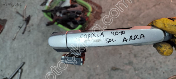 TOYOTA COROLLA 2010 ÇIKMA ORJİNAL SOL ARKA KAPI KOLU