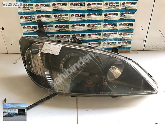 OTO CEM DEN HONDA CİVİC VTEC ÇIKMA SAĞ MERCEKLİ FAR