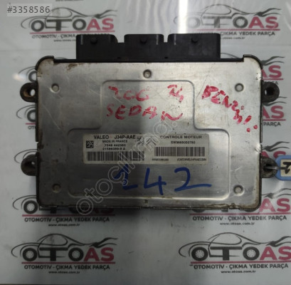 PEUGEOT 206 BENZİNLİ MOTOR BEYNİ 21586389-9A