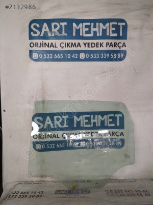 ÇIKMA ORJİNAL CHEVROLET AVEO SOL ARKA KAPI CAMI