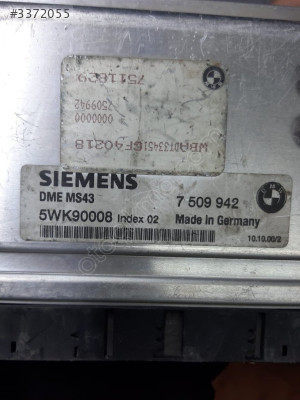7 509 942-5WK9008 DME MS43 MOTOR BEYNİ