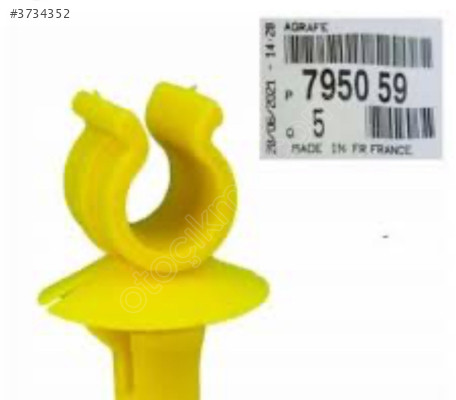 Peugeot 208 Kaput demir tutucu kenet 7950 59