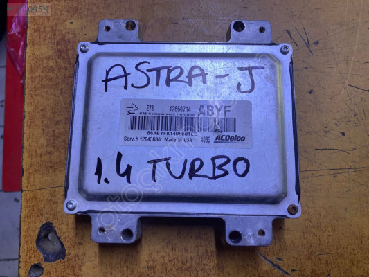 OPEL ASTRA J 1.4 MOTOR BEYNİ ÇIKMA 12660714 CANCAN OPEL