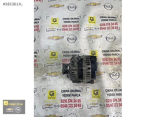 OPEL ASTRA J 1.6 BENZINLI ŞARJ DINAMOSU ÇIKMA SÖKME YEDEK PARÇA