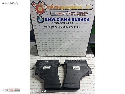 71029027 BMW M5 Çıkma Arka Çift Kalorifer Izgarası Orjinal Temiz