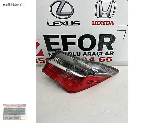 TOYOTA COROLLA SAĞ DIŞ STOP LED ÇIKMA ORJİNAL YEDEK PARÇA 16-18