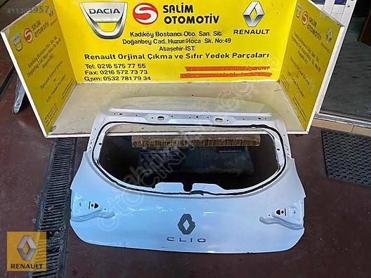 Renault Clio 5 Orjinal Çıkma Bagaj Kapısı ve Parçaları