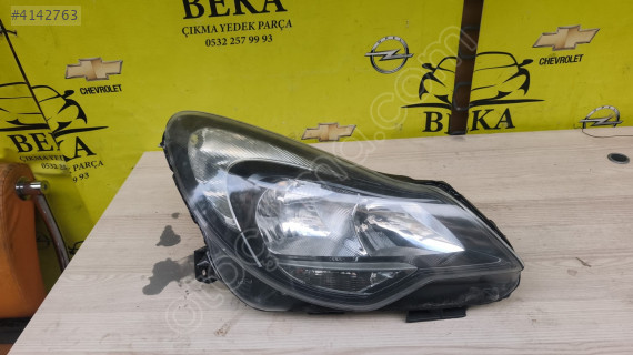 OPEL CORSA D SAĞ FAR ÇIKMA ORJİNAL YEDEK PARÇA