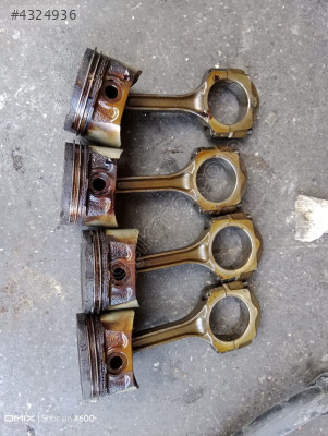 Renault Megane2 1.6-16V benzinli piston biyel kolu takım orijinal