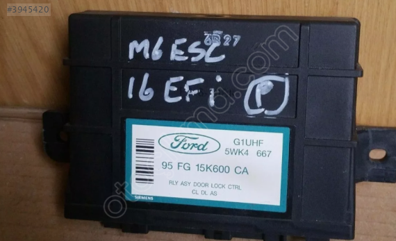 FORD ESCORT Mk6 1995-1998 1.6 EFi Merkezi Kilit ECU 95FG15K600CA