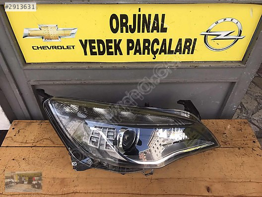 Opel astra j mercekli gündüz ledli sağ ön far ORJİNAL OTO