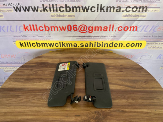 BMW F40 116 118 ÇIKMA ORJİNAL GÜNEŞLİK SİYAH 51167336238 7336237