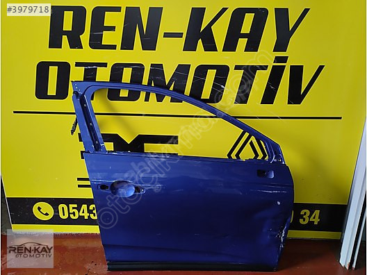 801100754R RENAULT CLİO 5 SAĞ ÖN MAVİ KAPI ÇIKMA ORJ ÇIKMA