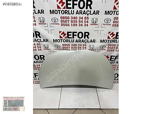 TOYOTA YARİS MOTOR KAPUTU ÇIKMA ORJİNAL YEDEK PARÇA 12-18 MODEL