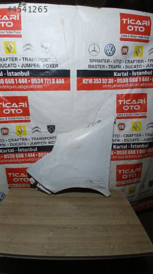 Renault Master Çıkma Orjinal Sol Ön Çamurluk