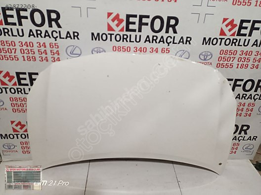 TOYOTA AURİS MOTOR KAPUTU ÇIKMA ORİJİNAL PARÇA 2010-2012