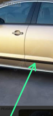 Peugeot 3008 sol arka kapı çıtası