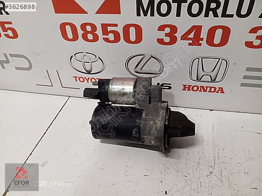 TOYOTA COROLLA 1.6 MARŞ DİNAMOSU ORJİNAL ÇIKMA YEDEK PARÇA 02-04