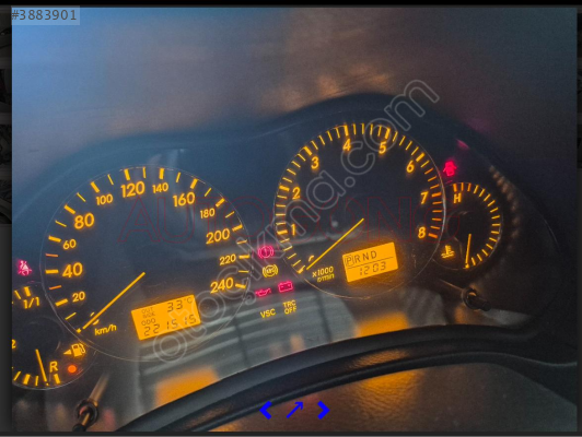 2002-2009 TOYOTA AVENSİS KM SAATİ