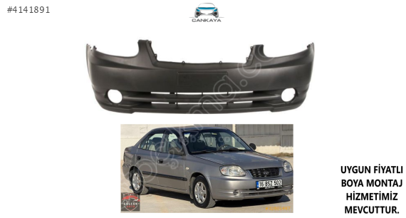 HYUNDAİ ACCENT ADMİRA ÖN TAMPON SİSLİ 2003/2006 SIFIR 86511-25620