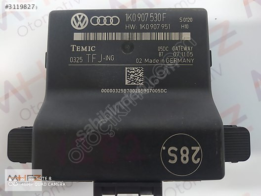 WV GOLF GATEWAY BEYNİ MODULU 1K0907530F