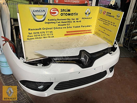 Renault Fluence Orjinal Çıkma Ön Tampon ve Parçaları