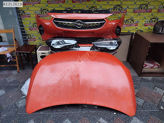 OPEL CORSA F ÖN SET TURUNCU ÇIKMA ORJİNAL YEDEK PARÇA