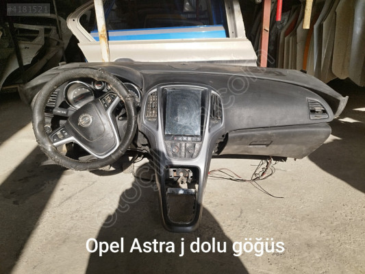 Opel Astra j çıkma dolu göğüs