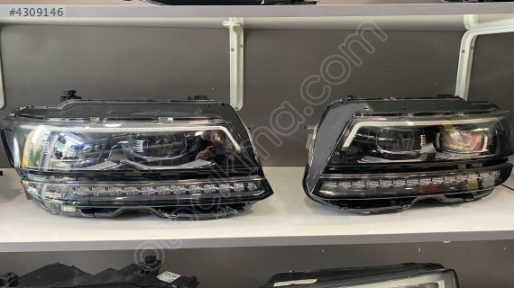 Volkswagen Tiguan Sol Sağ Ön Far Full Led Orjinal