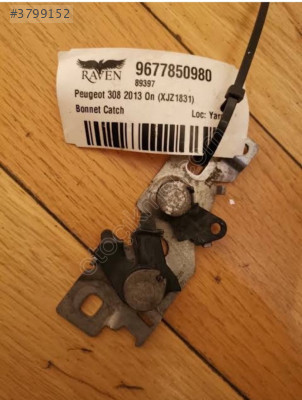 Peugeot 308 sökme kaput kilidi orjinal 9677850980