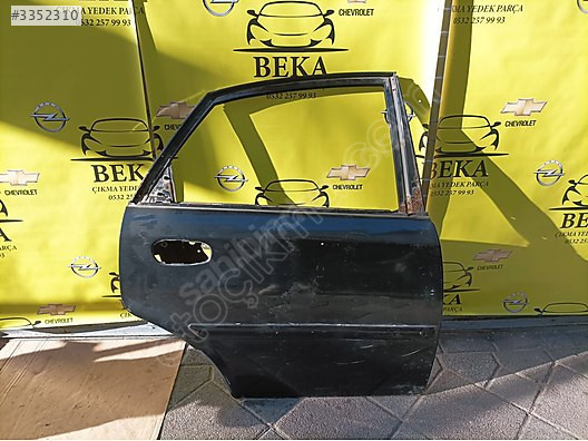 CHEVROLET LACETTİ SEDAN SAĞ ARKA KAPI SİYAH ÇIKMA ORJİNAL YEDEK
