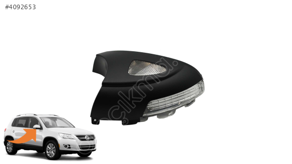 5N0949102C VW TİGUAN 08-15 AYNA SİNYALİ SAĞ ÇEVRE AYDINLATMALI
