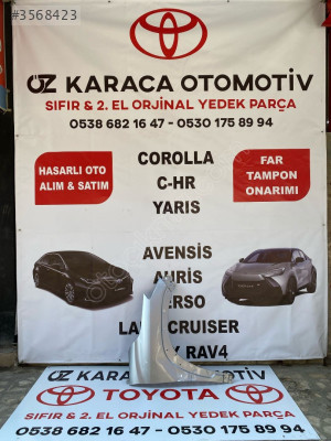2020-2025 TOYOTA COROLLA CROSS ÇIKMA ORJİNAL SAĞ ÖN ÇAMURLUK