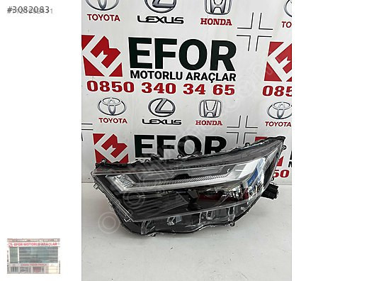 TOYOTA RAV-4 SOL FAR ADAPTİF ORJİNAL YEDEK PARÇA 22-23 MODEL