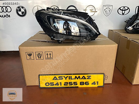 MERCEDES W205 SIFIR SAĞ FAR ORJİNAL
