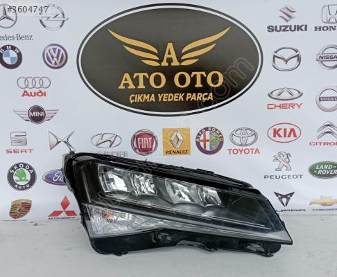 Orjinal Çıkma Skoda Superb Sağ Far - Oto Yedek Parça