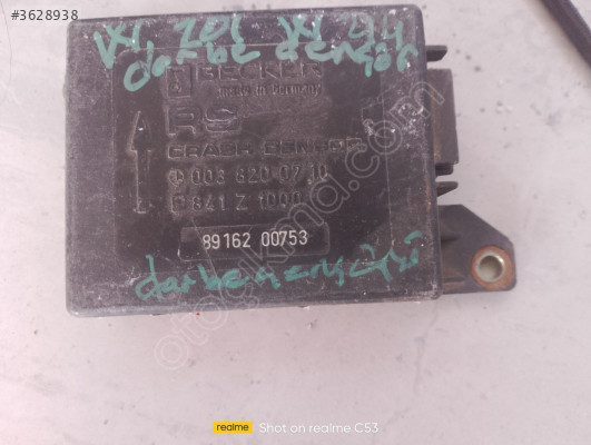 W124 w126 Mercedes airbag darbe sensörü