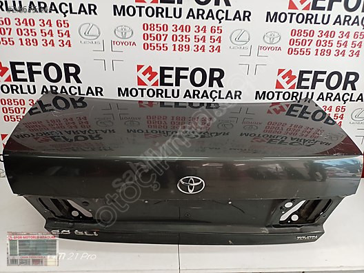 TOYOTA CORONA BAGAJ KAPAĞI ÇIKMA ORİJİNAL PARÇA 1992-1995