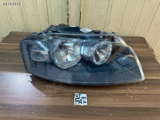 AUDİ A3 SAĞ FAR ORJINAL ÇIKMA TEMİZ 2004-2009 0301206202