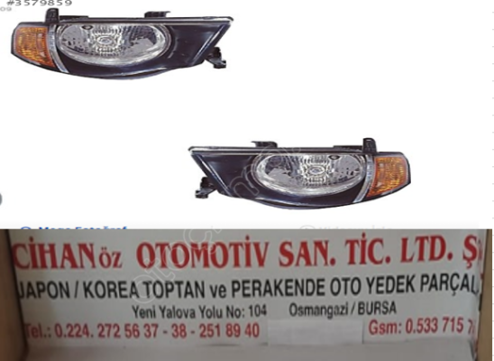 MITSUBİSHİ L200 FAR SAĞ-SOL 2006-2010 ELEKTRİKLİ ADET FİYATI...