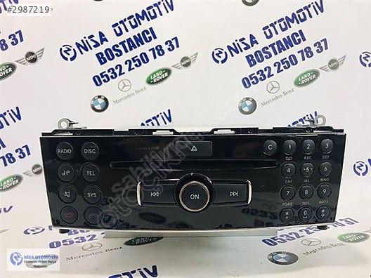 MERCEDES C SERİSİ W204 C180 RADYO KONTROL PANELİ A2049060401