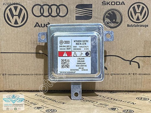 SKODA SUPERB 2014-2024 XENON ZENON FAR KONTROL BEYNİ BEYİN 8K09415
