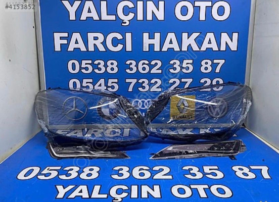 MERCEDES 205 SAĞ SOL ORJİNAL LOGOLU FAR CAMI